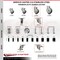 Service Caster 4 Inch 316SS Thermoplastic Rubber 3/8 Inch Threaded Stem Caster Lock Brake, 2PK SS316TSTTL20S414-TPRB-381615-2-S2 - alternate 4